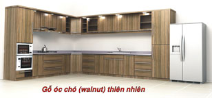 Gỗ óc chó (walnut) thiên nhiên